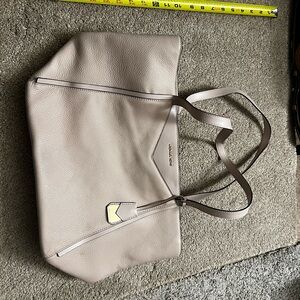 Used Michael Kors Soft Pink Leather Tote